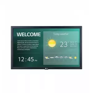 LG 22SM3G-B Signage-Display Digital Beschilderung Flachbildschirm 54,6 cm (21.5") IPS WLAN 250 cdm² Full HD Schwarz Eingebauter Prozessor 167