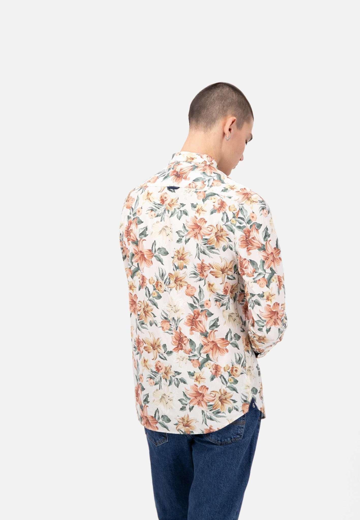 Colours & Sons  Chemise Shirt-Flower Print 