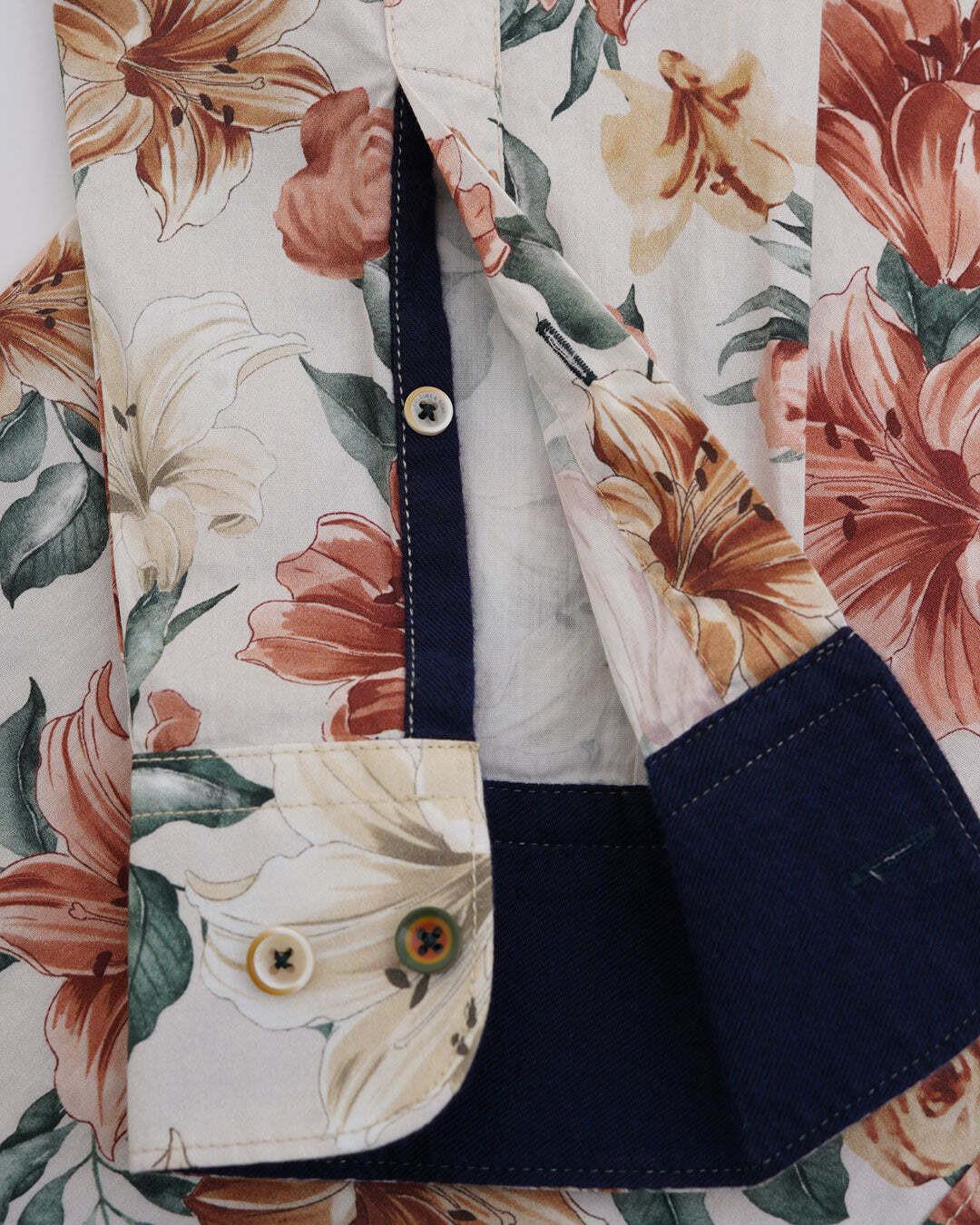 Colours & Sons  Hemden Shirt-Flower Print 