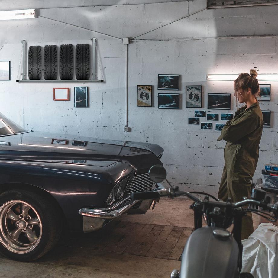 B2X Support de pneu mural  