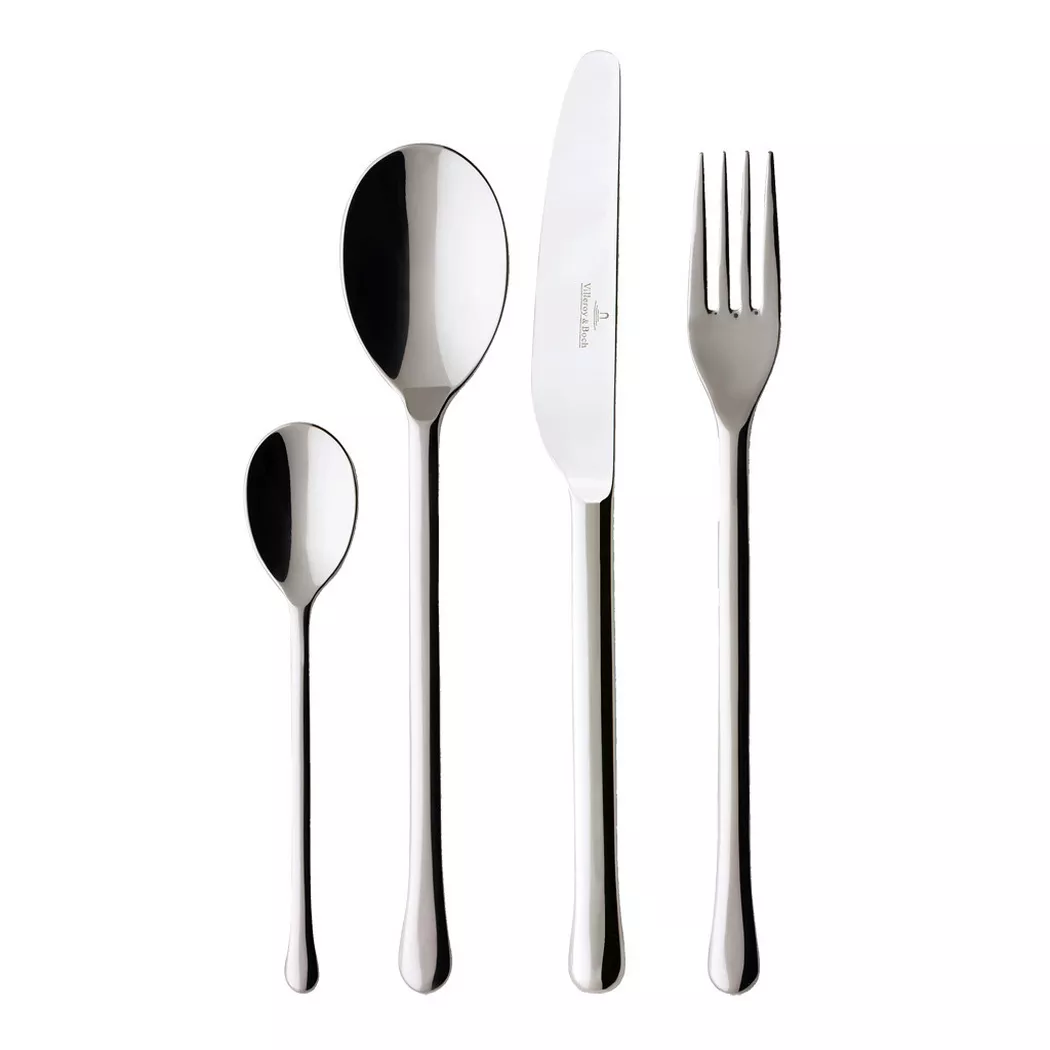 Villeroy & Boch Besteck-Set "Tafelbesteck Udine 24er Set silber"