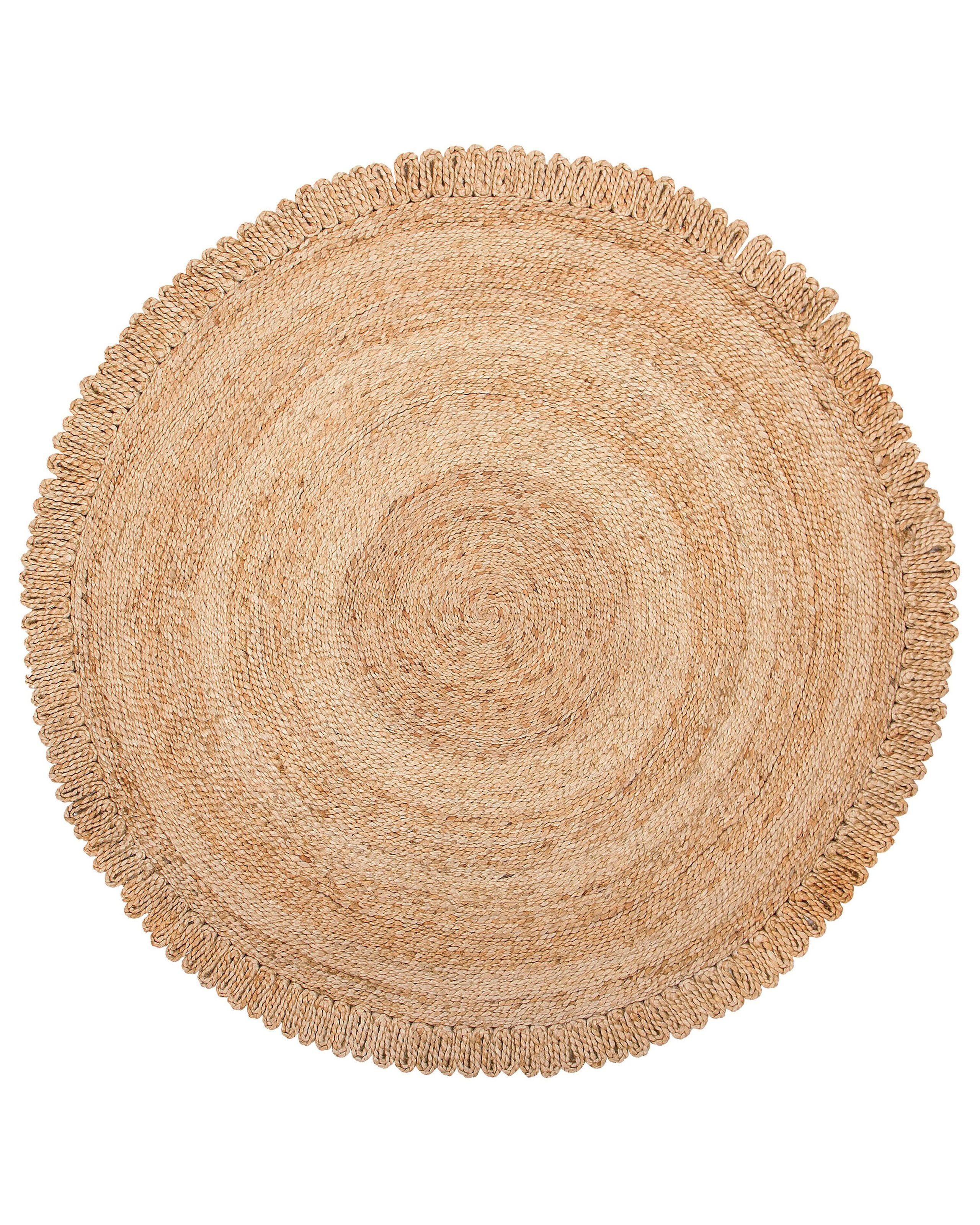 Beliani Tapis en Jute Boho ERENCE  