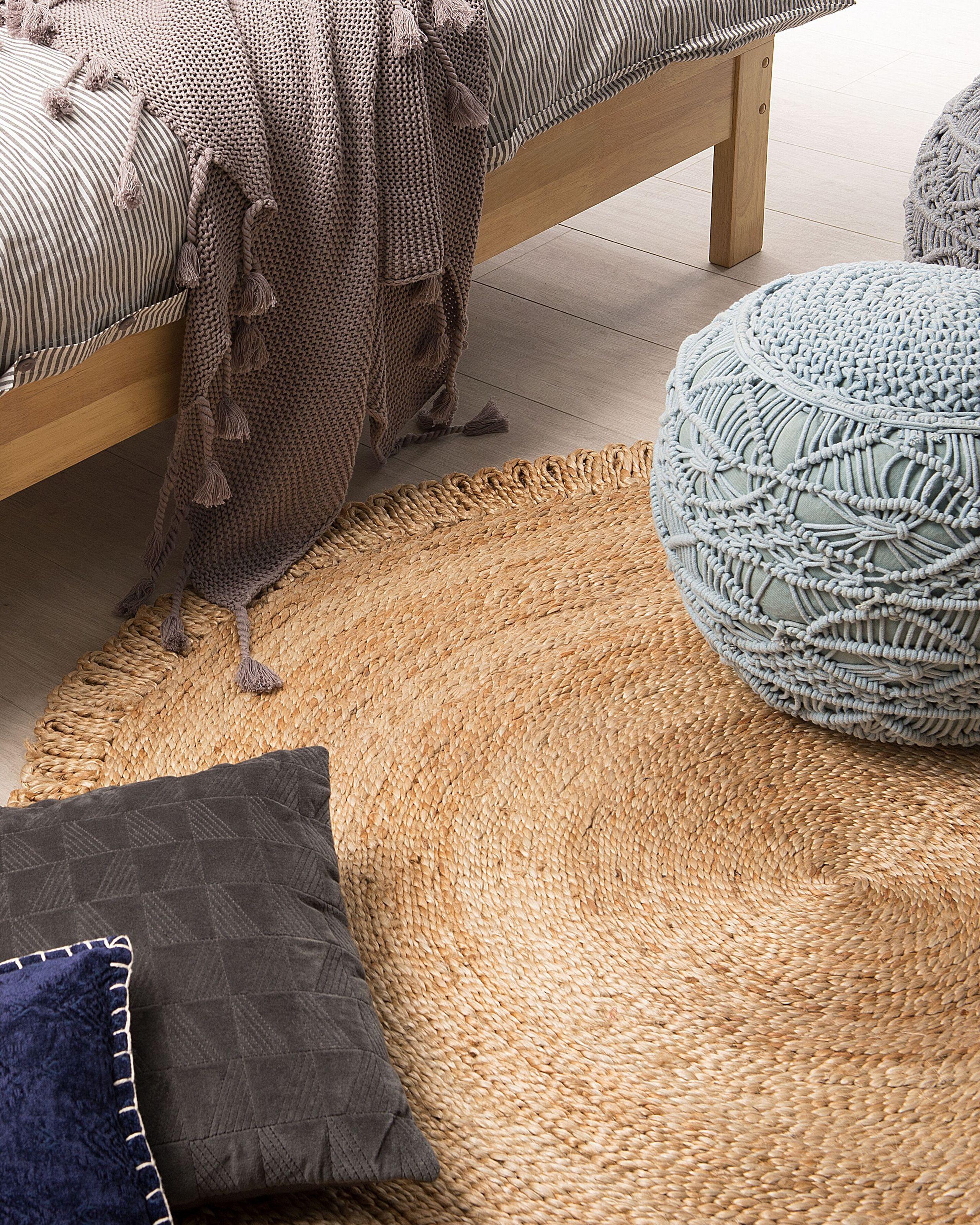 Beliani Tapis en Jute Boho ERENCE  