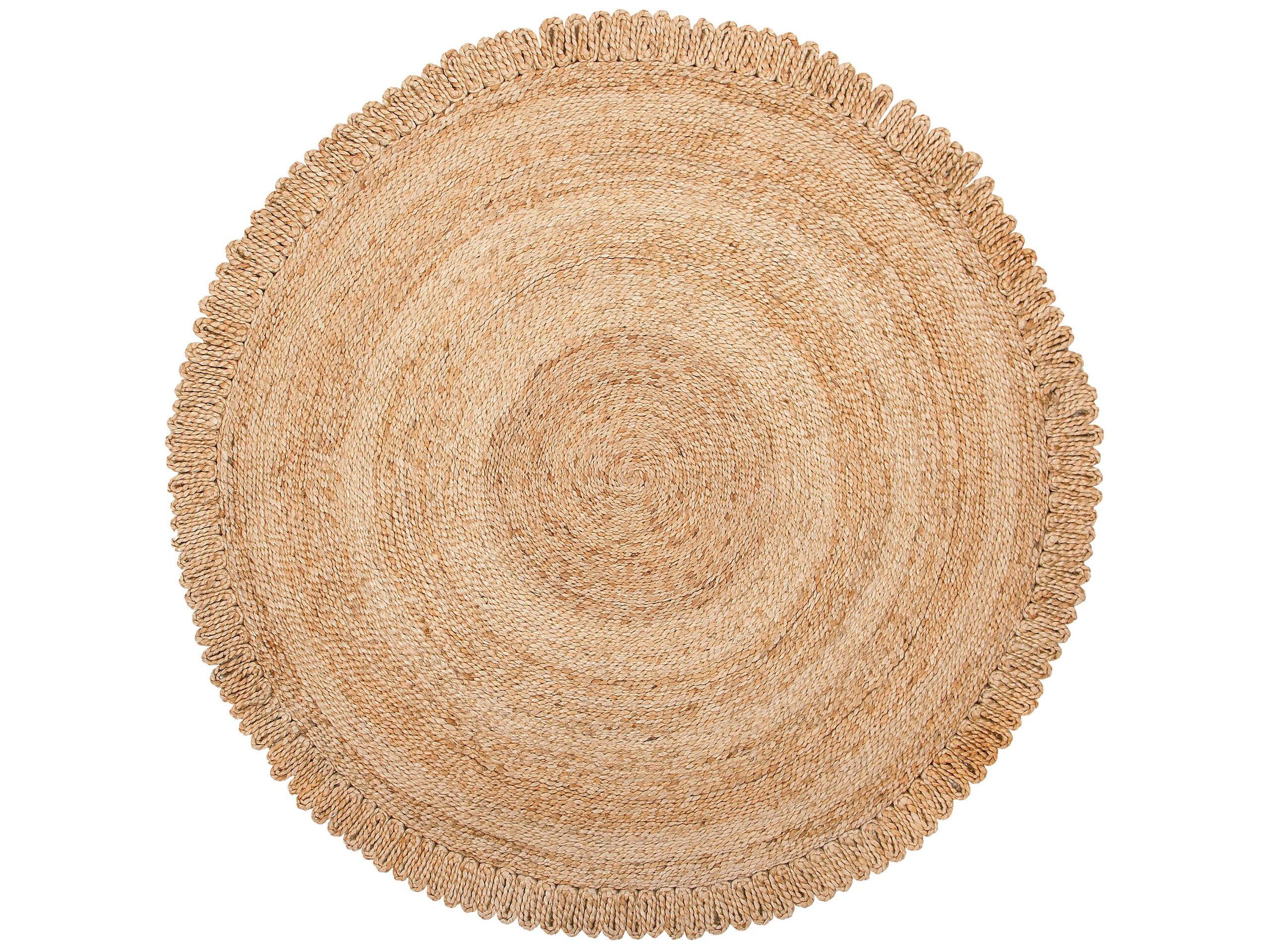 Beliani Tapis en Jute Boho ERENCE  