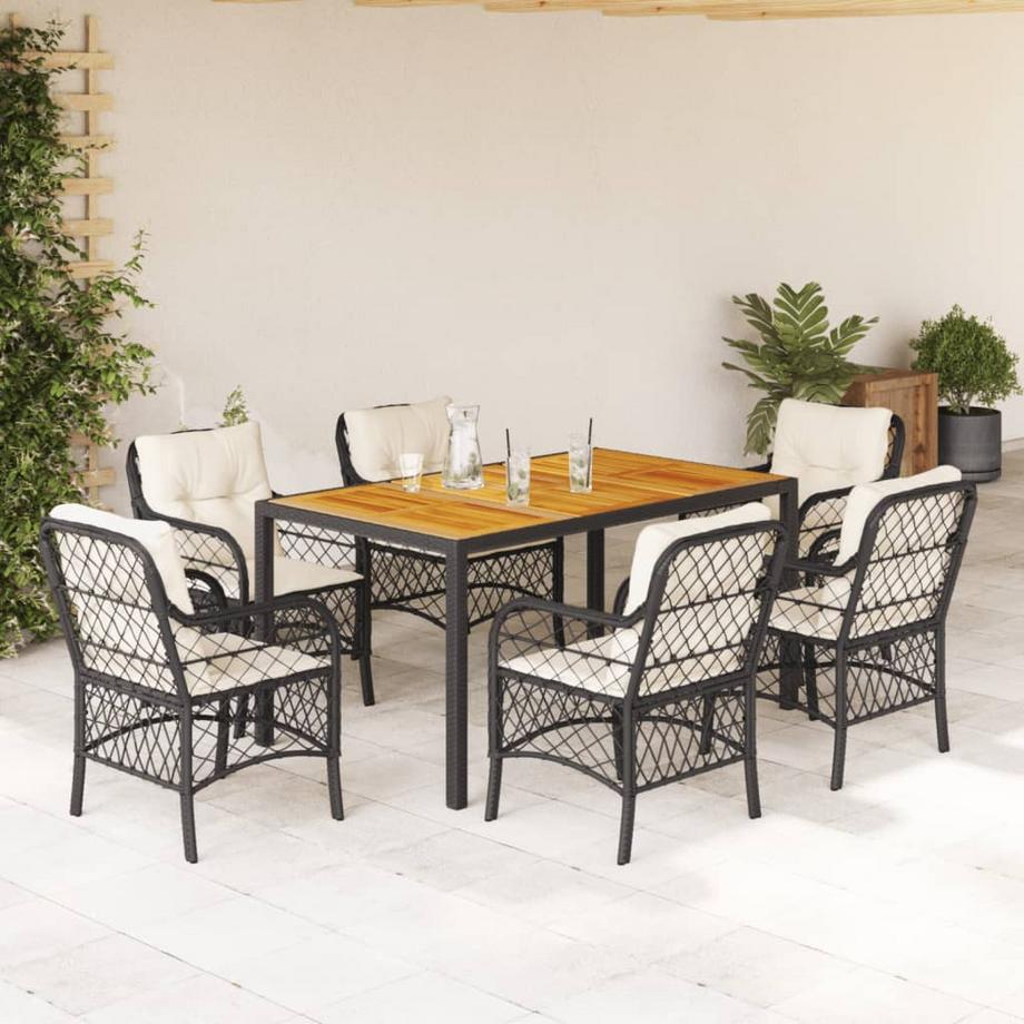 VidaXL Garten essgruppe poly-rattan  