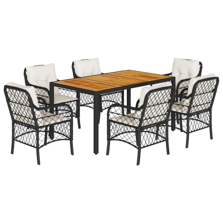 VidaXL Garten essgruppe poly-rattan  