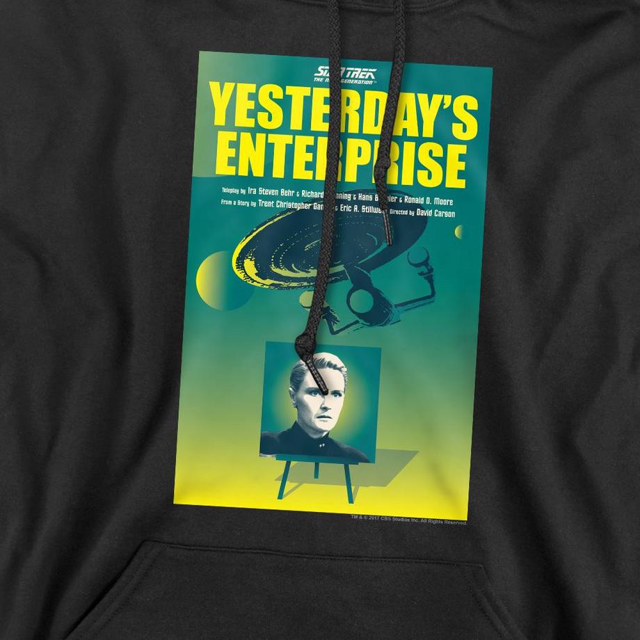 Star Trek The Next Generation Stagione 3 Episodio 15 Felpa con Cappuccio  