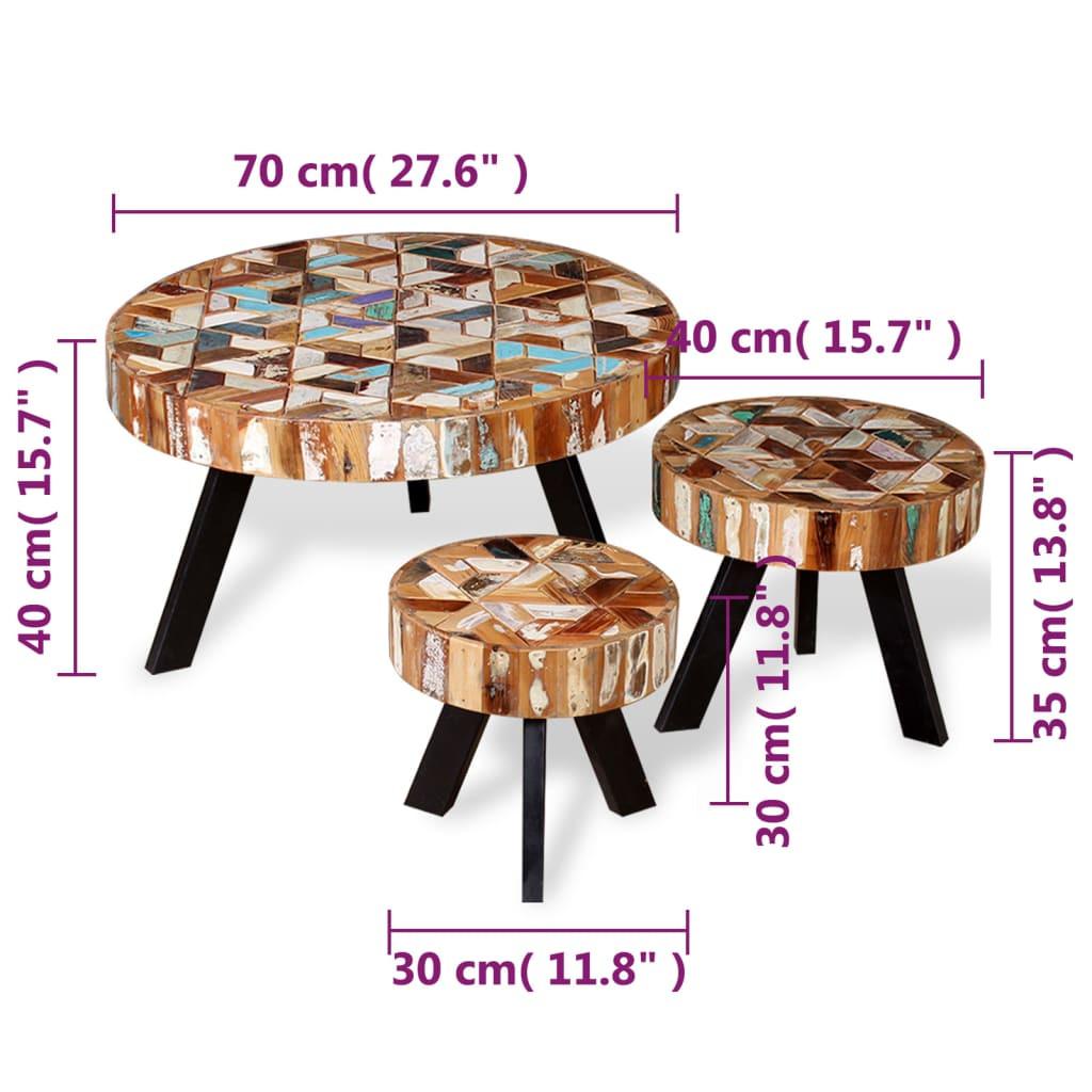 VidaXL Couchtisch holz  