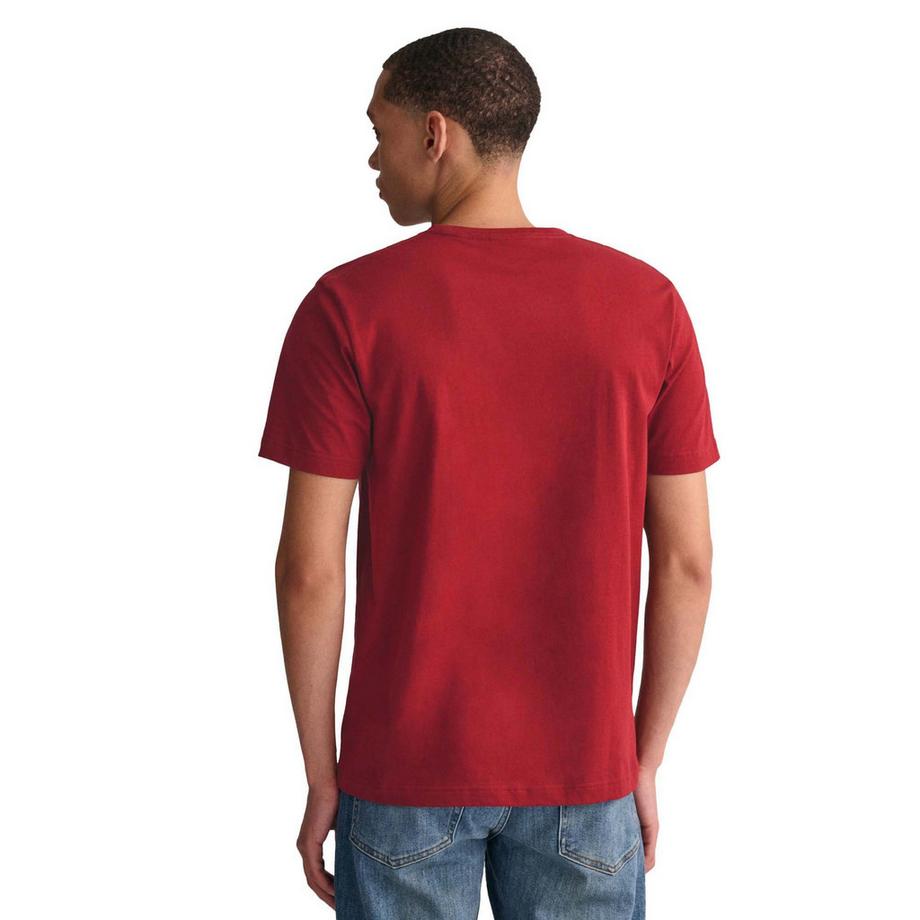 GANT Reg Shield T-shirt Vestibilità Comoda Confezione da 1  