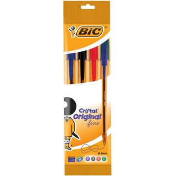 BIC 872725 Kugelschreiber Schwarz, Blau, Grün, Rot Stick-Kugelschreiber Fein 4 Stück(e)
