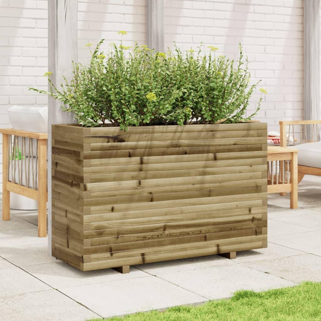 VidaXL fioriera da giardino Legno di pino impregnato  