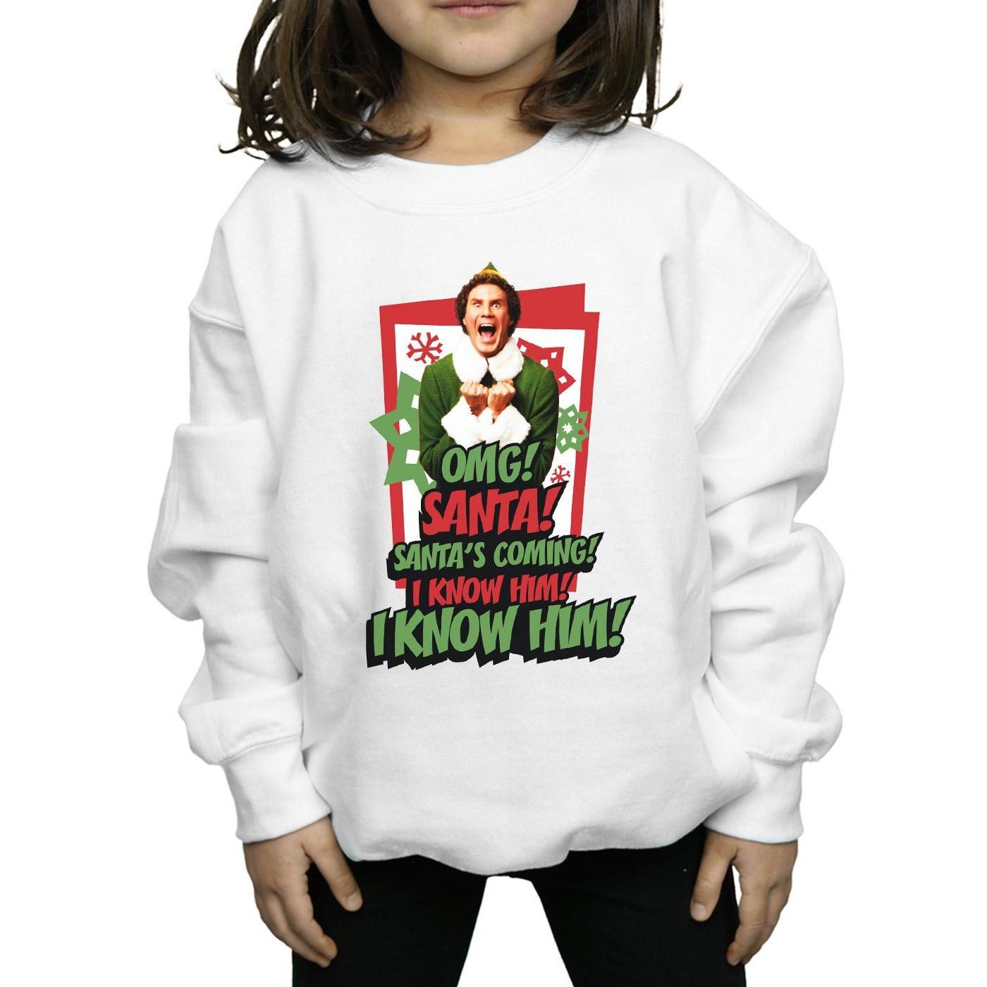 Elf  OMG Santa Sweatshirt 