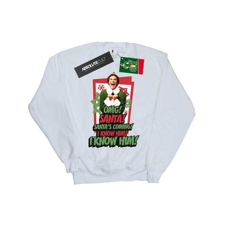 Elf  OMG Santa Sweatshirt 