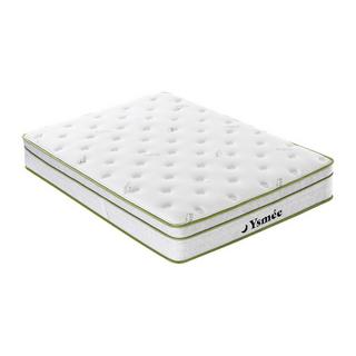 Ysmée Matelas 160 x 200 cm ressorts ensachés 5 zones et coutil bambou ép.28cm - PASIR de YSMÉE  