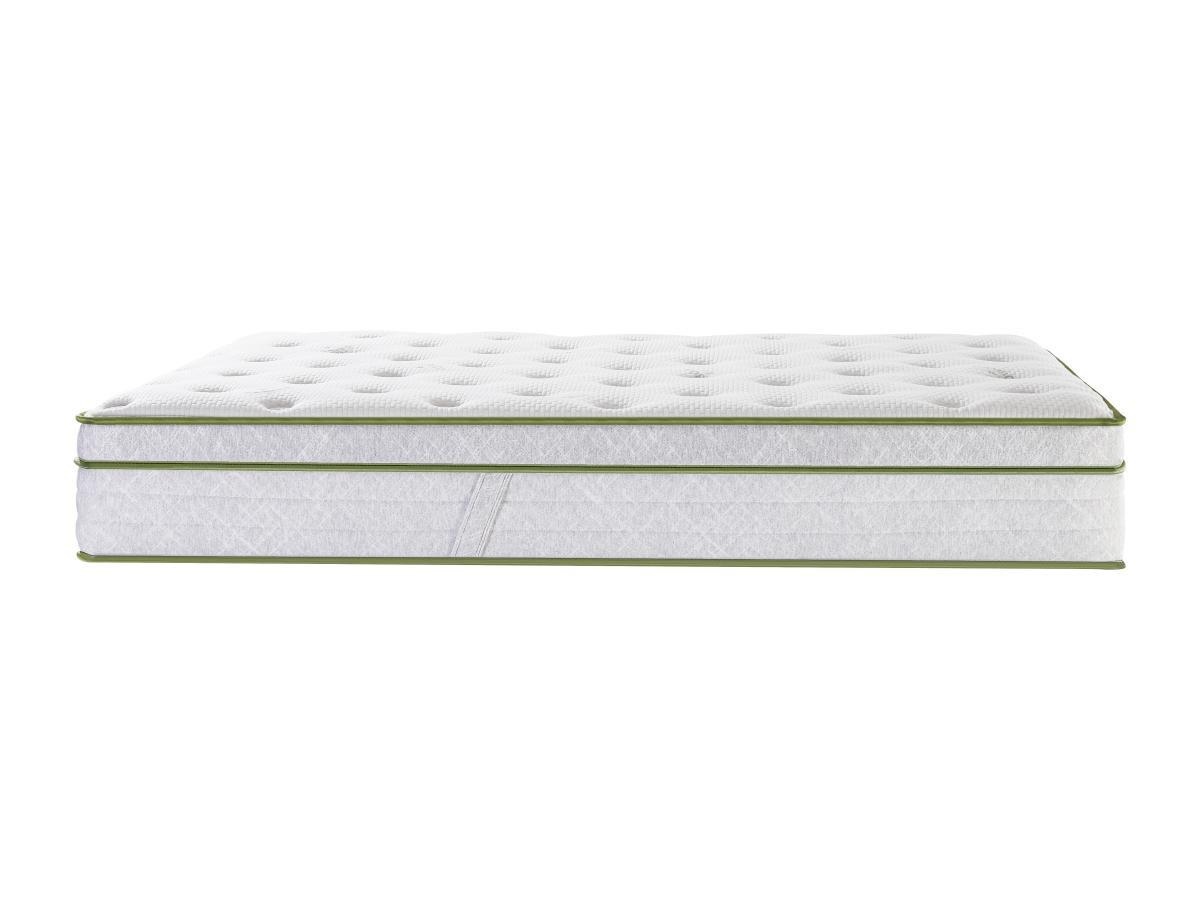 Ysmée Matelas 160 x 200 cm ressorts ensachés 5 zones et coutil bambou ép.28cm - PASIR de YSMÉE  