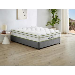 Ysmée Matelas 160 x 200 cm ressorts ensachés 5 zones et coutil bambou ép.28cm - PASIR de YSMÉE  