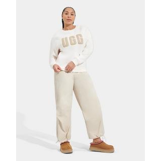 UGG  Madeline Fuzzy Logo Crewneck-M 