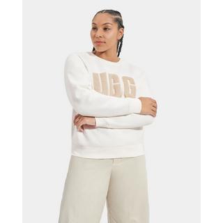 UGG  Madeline Fuzzy Logo Crewneck-M 