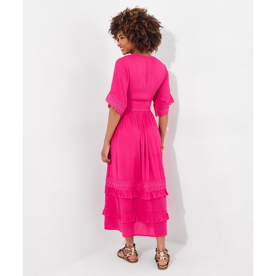 Joe Browns PETITE Boho Maxikleid Spitzenbesatz  