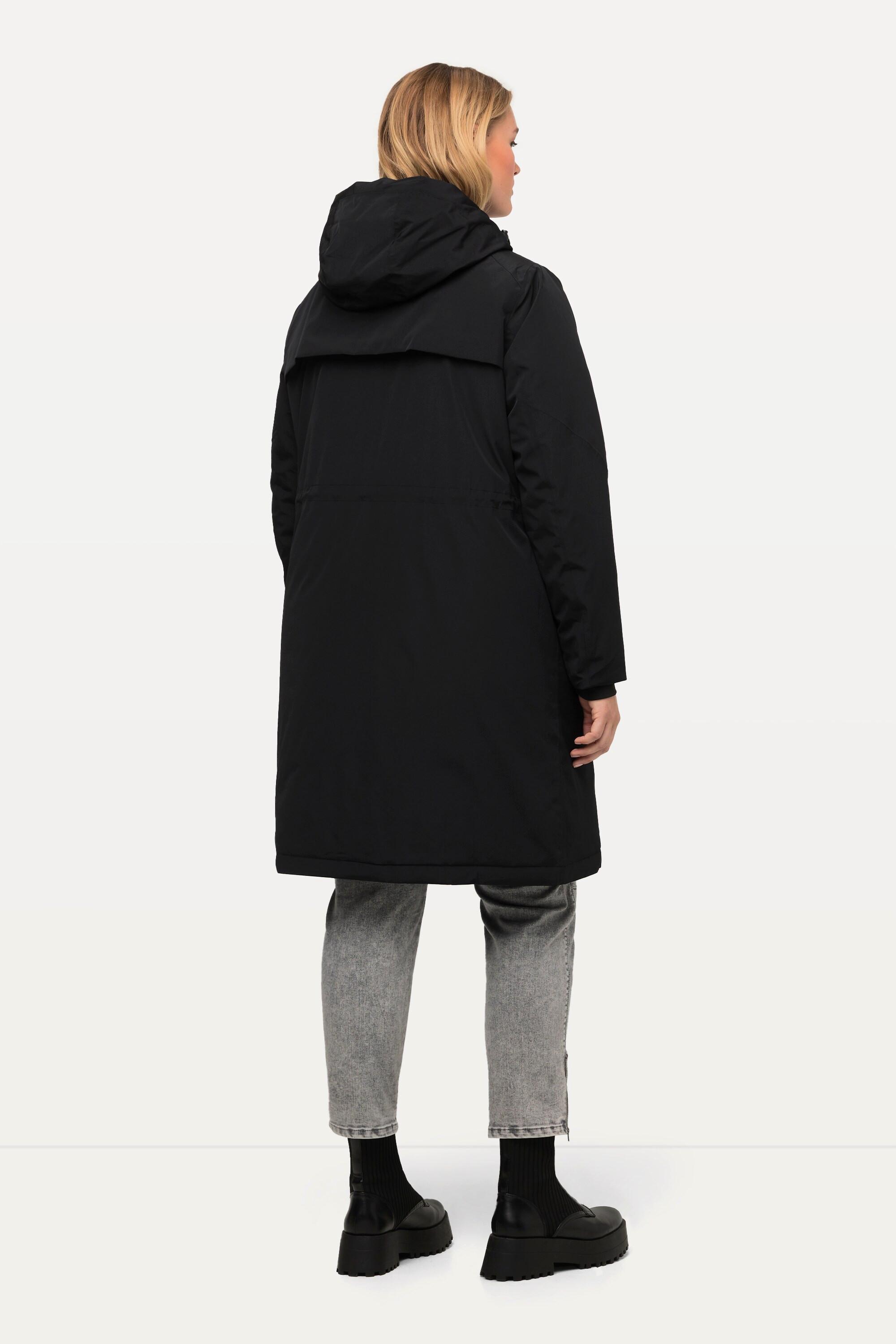 Ulla Popken HYPRAR Cappotto funzionale impermeabile con cerniera a cursore doppio  
