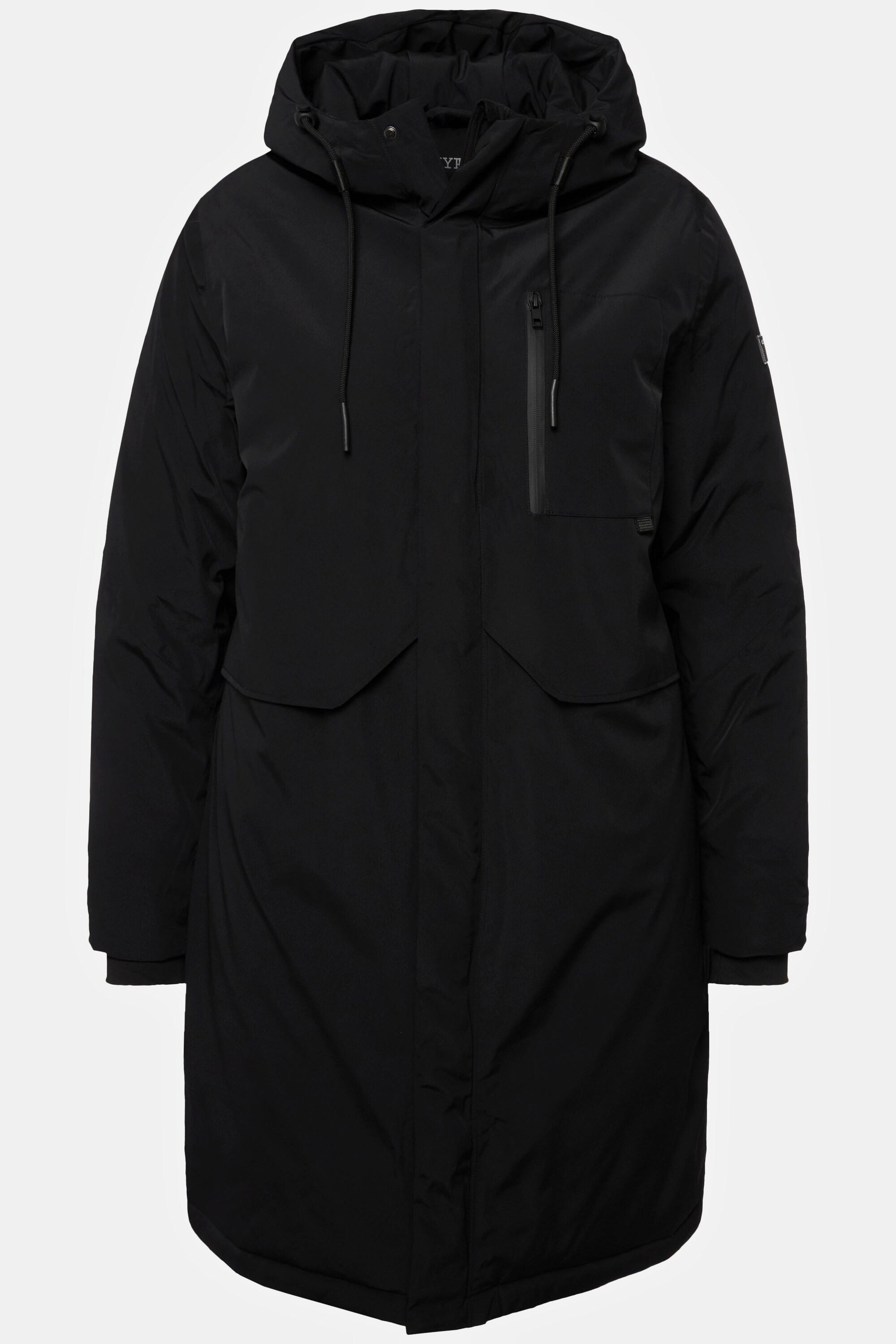 Ulla Popken HYPRAR Cappotto funzionale impermeabile con cerniera a cursore doppio  