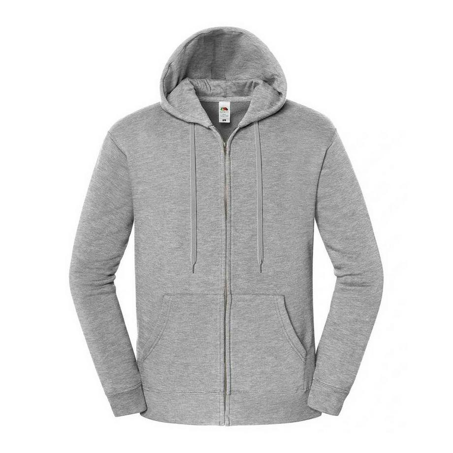 Veste unie à capuche et à cordons ICONIC PREMIUM