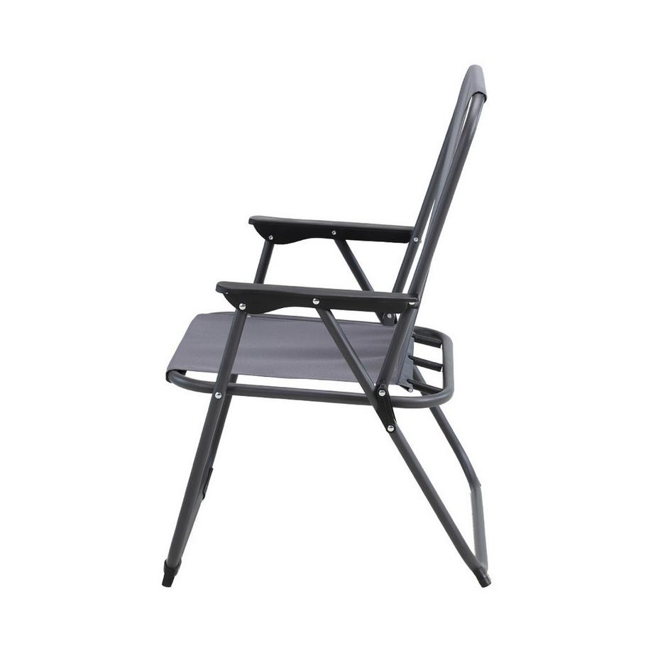 Contini  Chaise de camping anthracite 