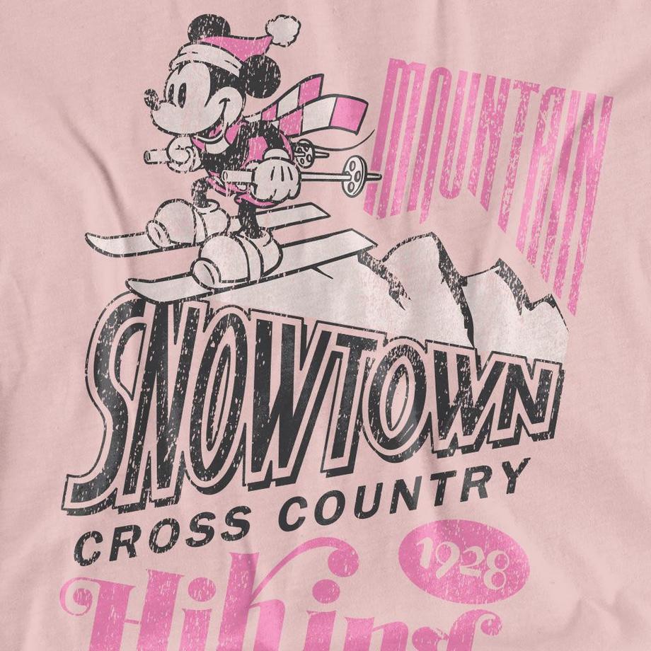 Disney Mickey Mouse Snowtown Ski T-Shirt  