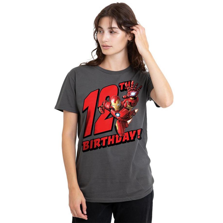 Iron Man  T-Shirt, 12er Geburstag 