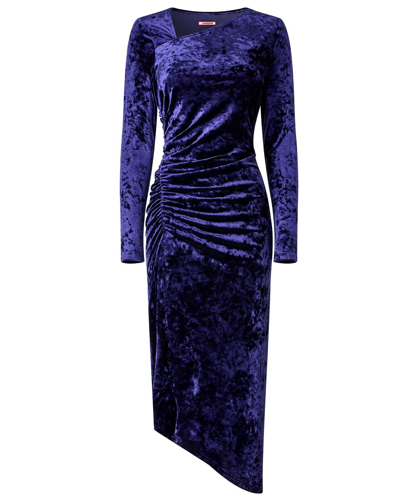 Joe Browns Robe en Velours Ourlet Asymétrique  