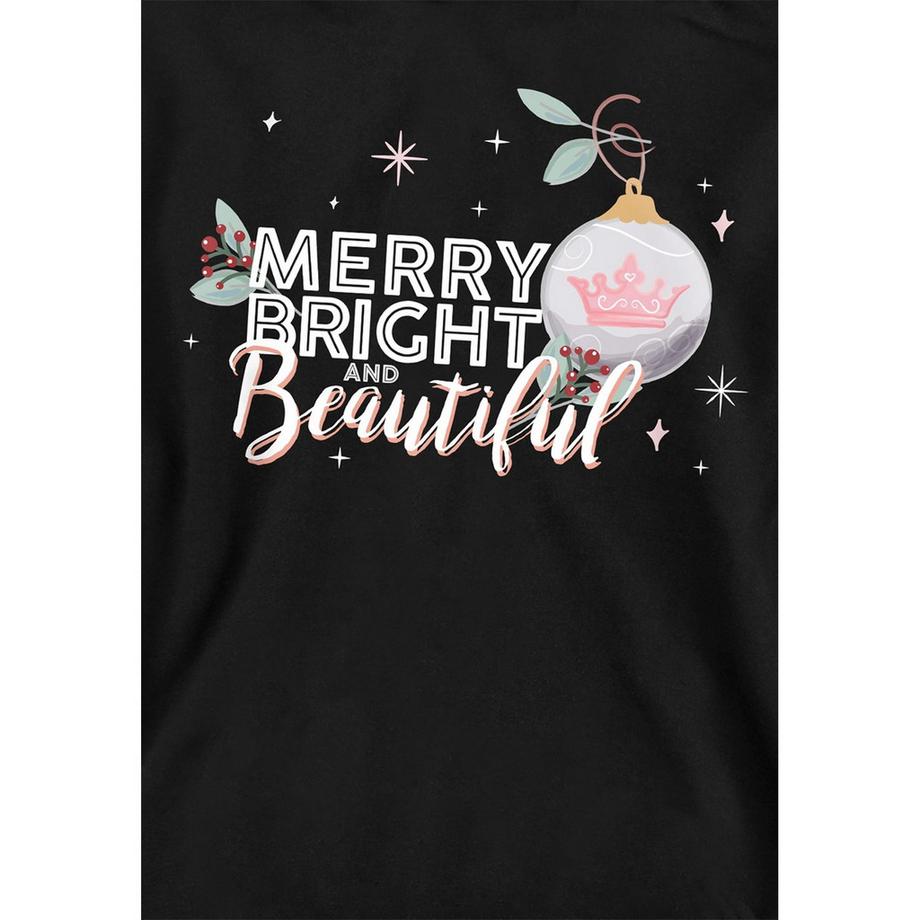 Disney PRINCESS  Merry, Bright And Beautiful Kapuzenpullover, Weihnachtliches Design 