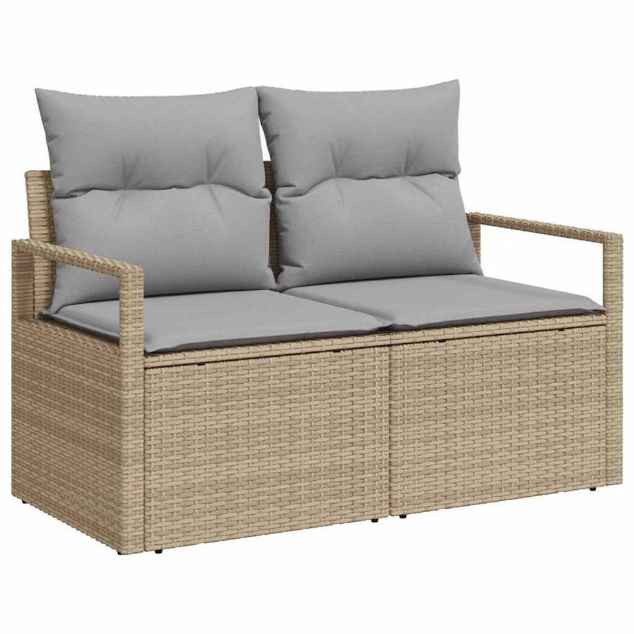 VidaXL Mobilier de jardin poly rattan  