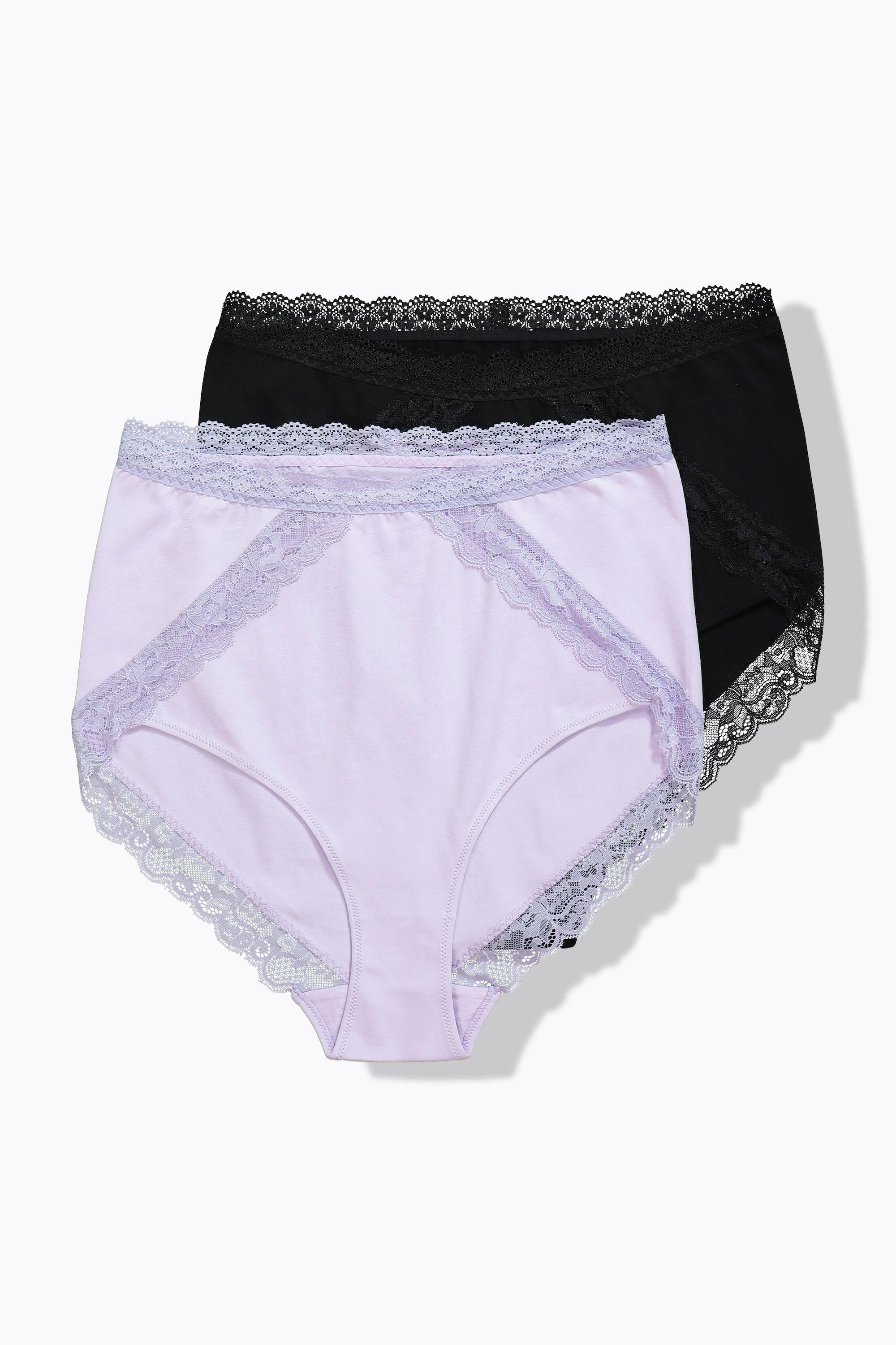 Ulla Popken Culottes Maxi Lot de 2 Dentelle  