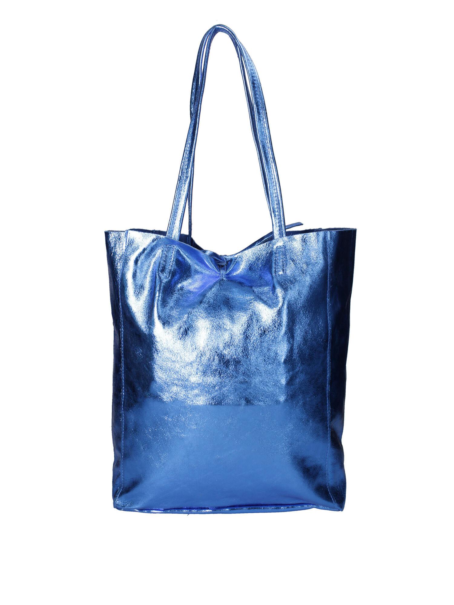 Gave Lux Borsa Shopper con chiusura a coulisse in pelle  