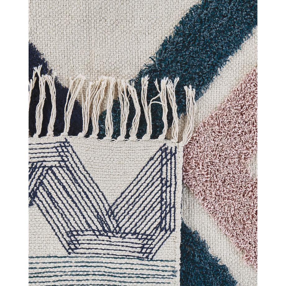 Beliani Tapis en Coton Boho KOZLU  