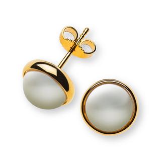 MUAU Schmuck  Creolen Gelbgold 750 U-Profil Scharnier 11.8mm 