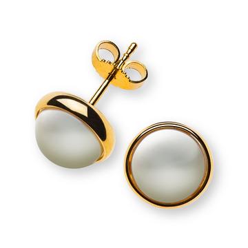 Creolen Gelbgold 750 U-Profil Scharnier 11.8mm