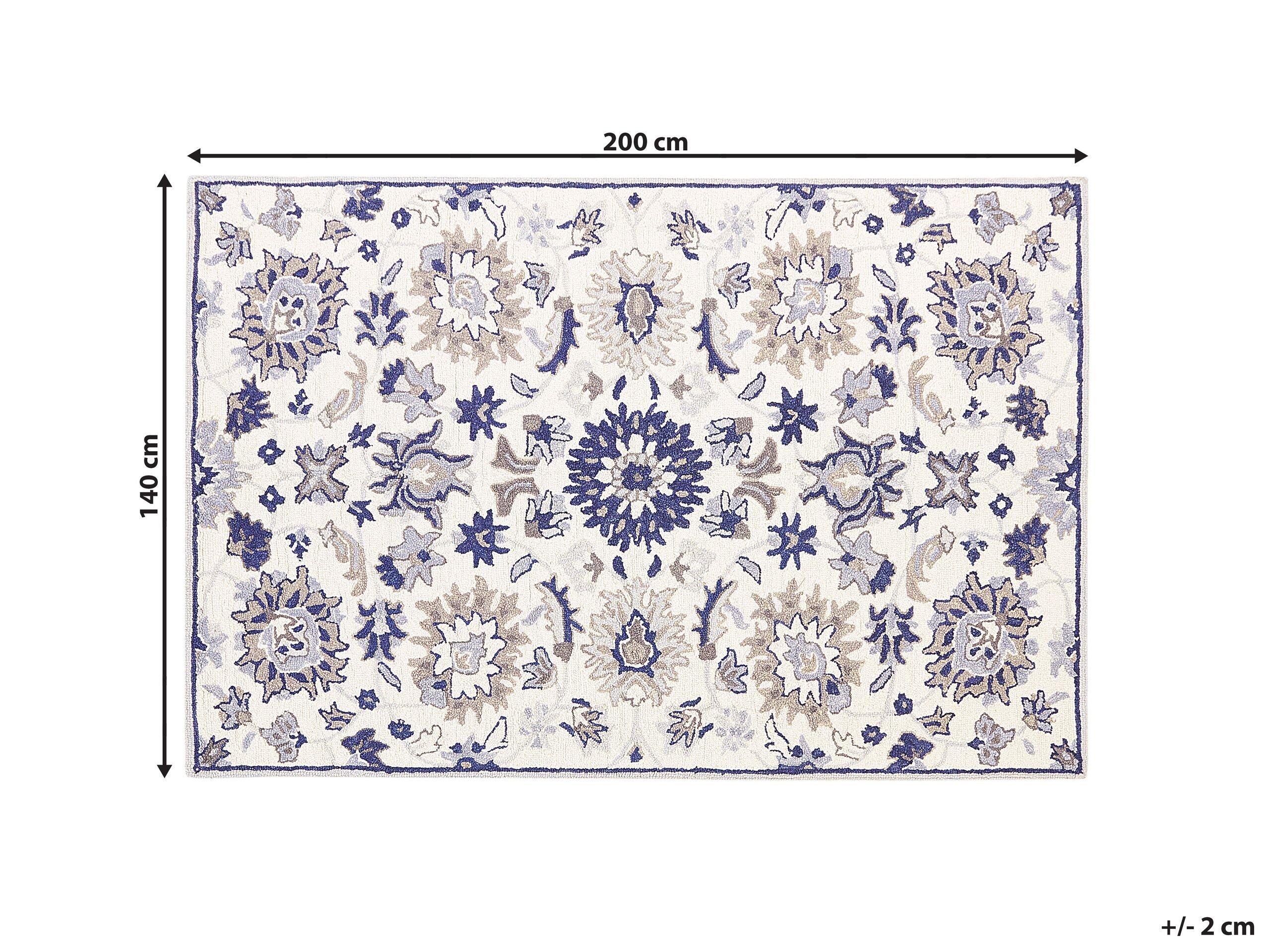 Beliani Tapis en Laine Traditionnel KUMRU  