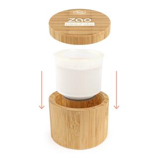 ZAO MAKEUP  Mineral silk Mattifying Loose Powder - Bio-zertifiziert, vegan und nachfüllbar 