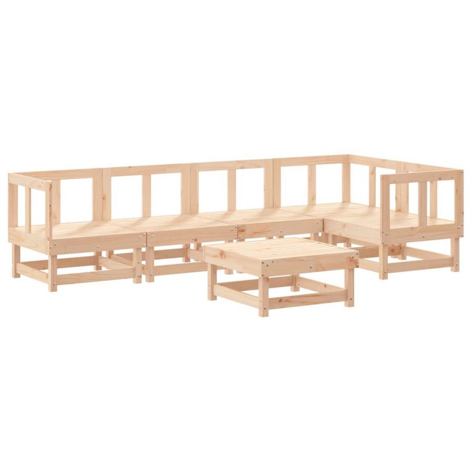 VidaXL Salon de jardin bois  