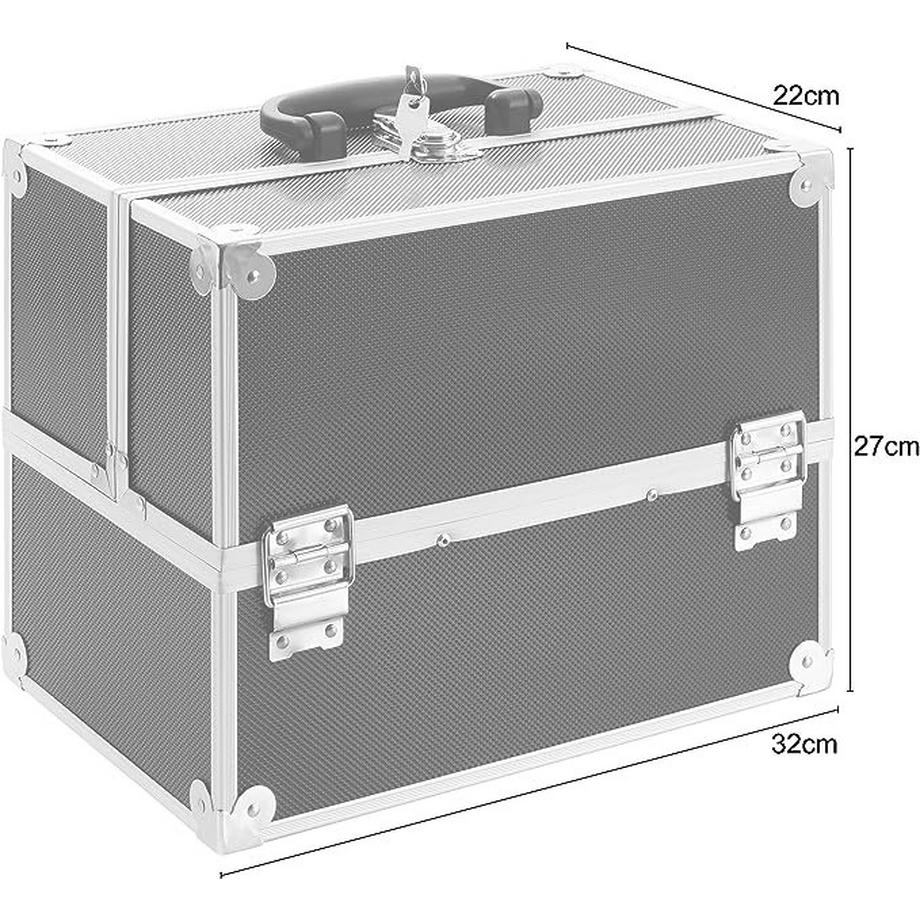 Arebos  Kosmetikkoffer | Schminkkoffer | Beauty organizer | Nagellack-Koffer 