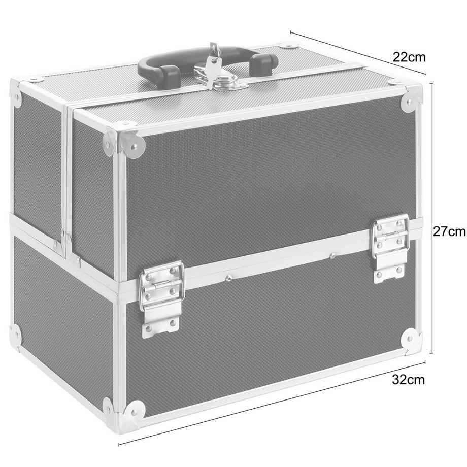 Arebos  Kosmetikkoffer | Schminkkoffer | Beauty organizer | Nagellack-Koffer 