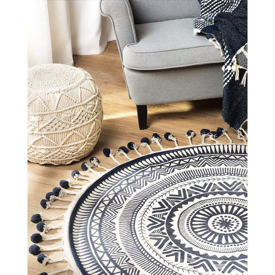 Beliani Tapis en Coton Traditionnel TATVAN  