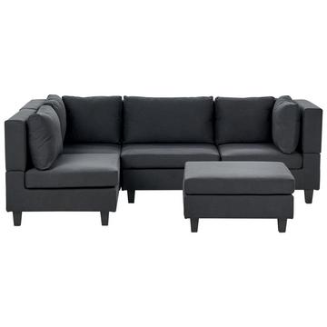 Ecksofa mit Ottomane aus Polyester Modern UNSTAD