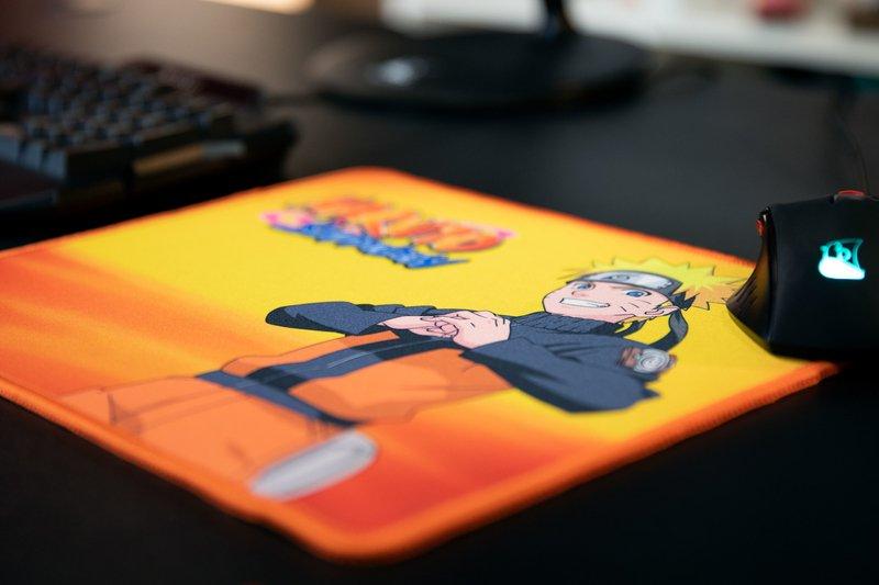 KONIX  Naruto KX MOUSEPAD ORANGE Tappetino per mouse per gioco da computer Arancione, Giallo 