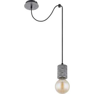 mutoni Lampe à suspension Freddy métal argent 1xE27  