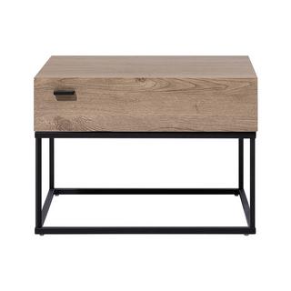 Beliani Table de nuit à 1 tiroir en Panneau de particules de bois Industriel CAIRO  