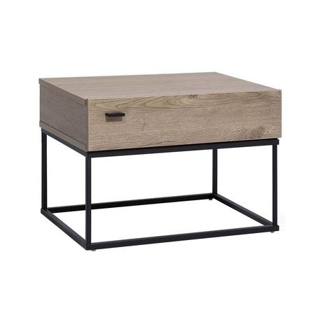 Beliani Table de nuit à 1 tiroir en Panneau de particules de bois Industriel CAIRO  