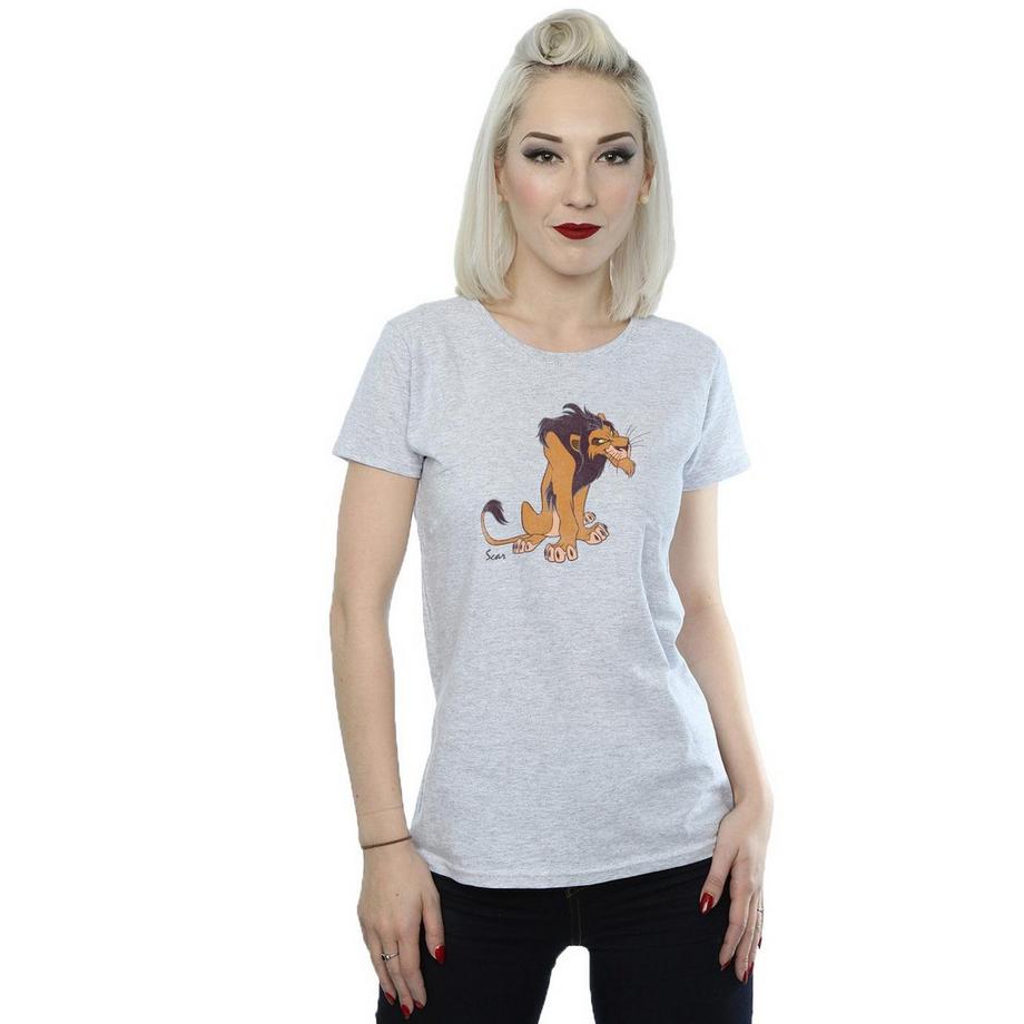 Disney Il Re Leone Scar T-Shirt stampata  