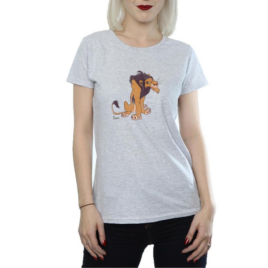 Disney Il Re Leone Scar T-Shirt stampata  